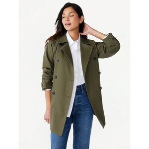 Free Assembly short trench coat